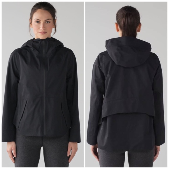 lululemon athletica Jackets & Blazers - Lululemon Everyday Getaway Rain Jacket Black 6